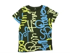 Name It rifle green t-shirt grafitti